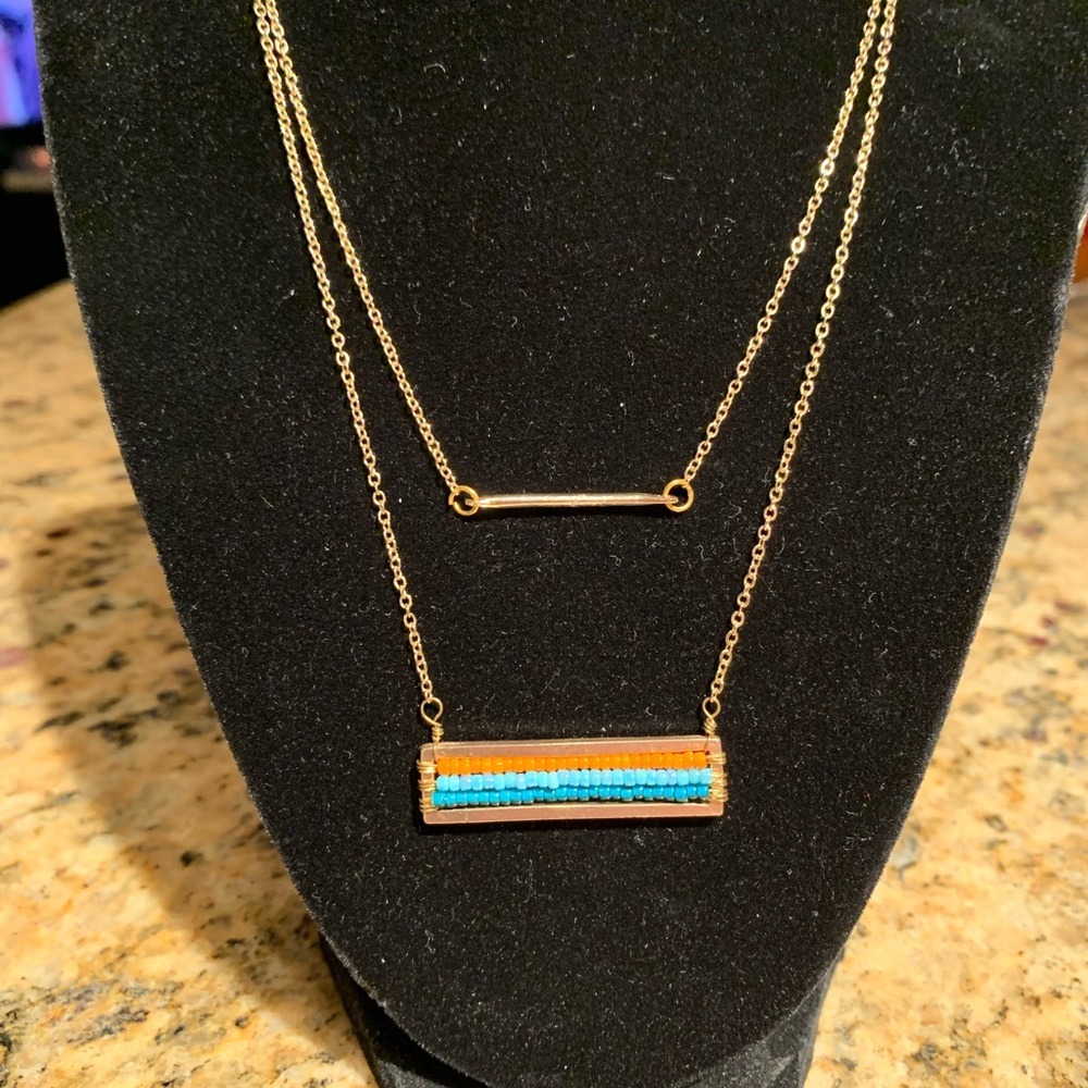 Double Bar Necklace
